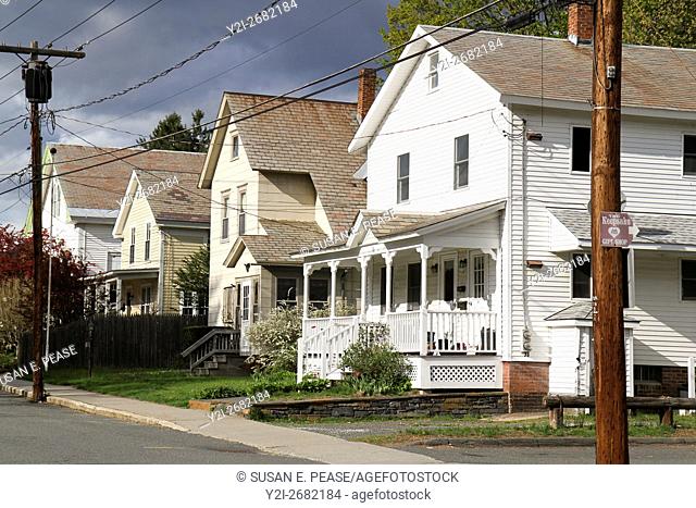 Homes in Shelburne Falls, Massachusetts, United States, North America