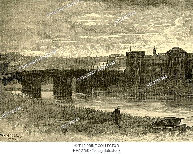 'Newport Bridge and Castle', 1898. Creator: Unknown