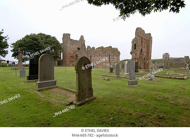 Lindisfarne Priory, Northumberland, England, United Kingdom, Europe