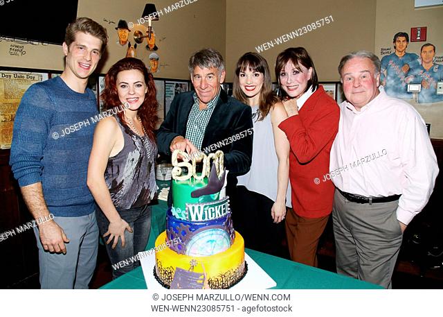Party celebrating the 5, 000th performance of the Broadway musical Wicked, held at The Palm restaurant. Featuring: Jonah Platt, Rachel Tucker, Stephen Schwartz