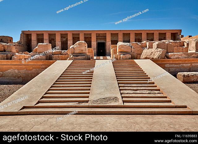 Mortuary temple of Sethos I., Abydos, Ägypten, Afrika
