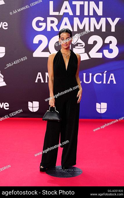 Maria Fernandez Rubies attends the red carpet during the 24th Annual Latin GRAMMY Awards at FIBES on November 16, 2023 in Seville, Spain