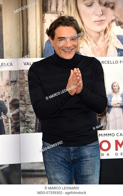 Italian actor Marco Leonardi during Aspromonte - la terra degli ultimi photocall at the Hotel Bernini Bistol. Rome (Italy), November 8th, 2019