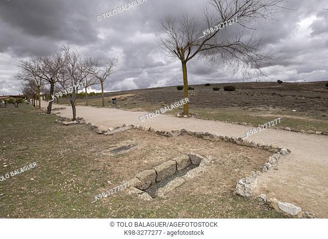 necrópolis, parque arqueológico de Segóbriga, Saelices, Cuenca, Castilla-La Mancha, Spain