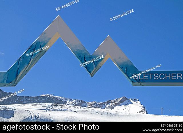 Auf dem Rettenbachgletscher findet alljährlich das Rennen zur Eröffnung des alpinen Skiweltcups statt
