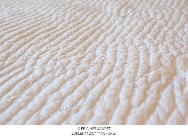 Full frame shot of patterned bed sheet; Azusa; California; USA