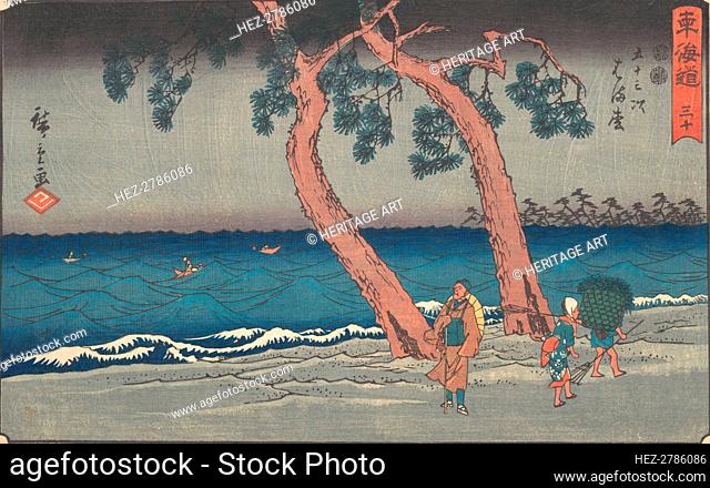 Hamamatsu, ca. 1840., ca. 1840. Creator: Ando Hiroshige