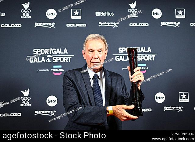 Belgian athletics coach Roger Lespagnard pictured during the 'Sportgala' award show, to announce the sport women and men of the year 2022