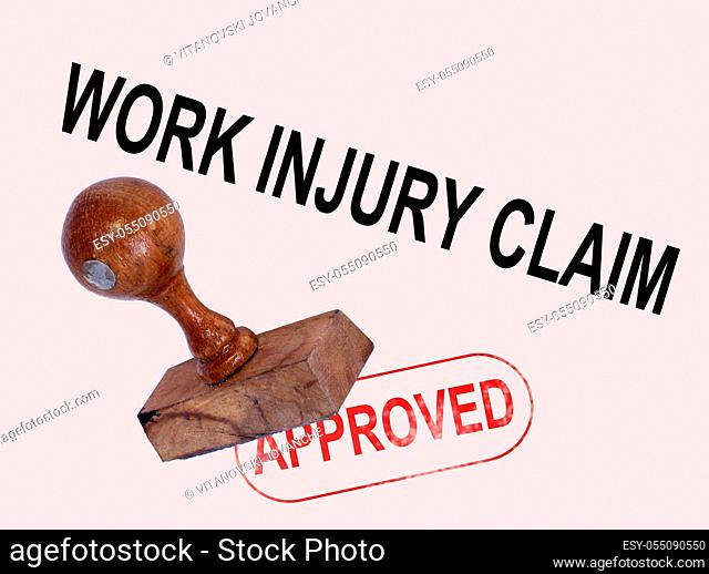 Work Injury Claim Approved Showing Medical Expenses repaid