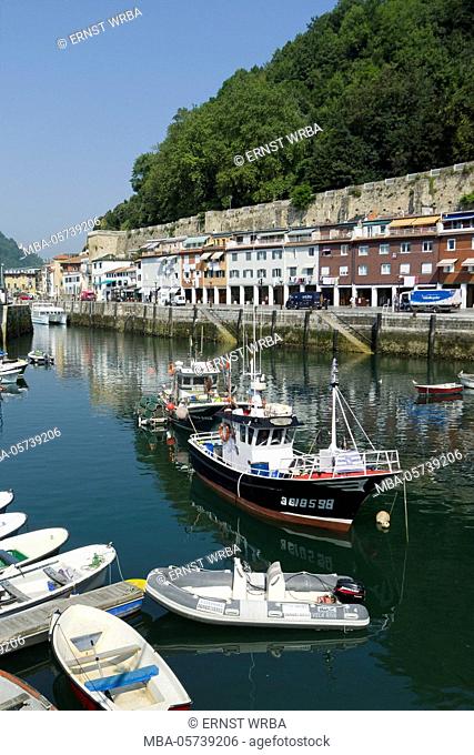 Fishing port, Donostia-San Sebastián, Gipuzkoa, the Basque Provinces, Spain