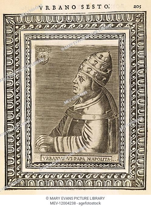 POPE URBANUS VI (Bartolommeo Prignano) After a stormy election, he acted so severely that most cardinals withdrew allegiance, leading to Avignon schism