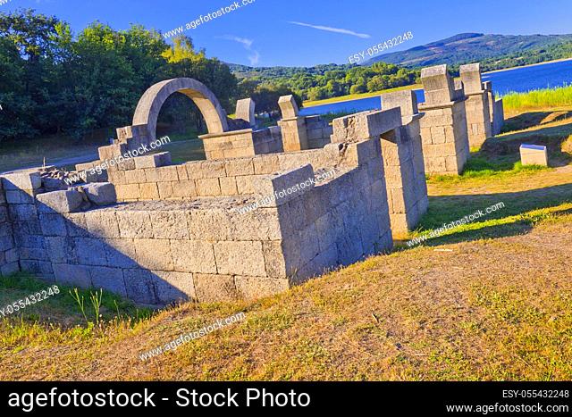 Aquis Querquennis, Roman Archaeological Site, Roman Camp, Baños de Bande, Orense, Galicia, Spain, Europe