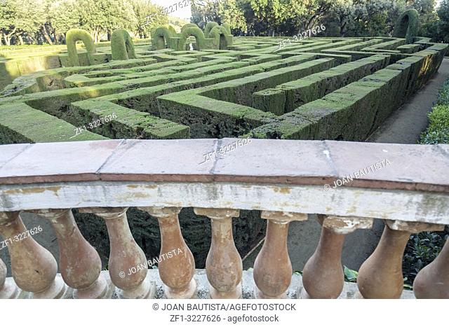 Park and garden labyrinth, Parc laberint Horta, Barcelona