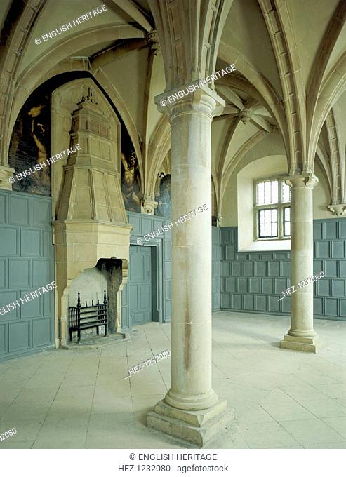 The Hall, Bolsover Castle, Derbyshire, 2000. In 1612 Sir Charles Cavendish bought Bolsover Castle and began converting it into a palace