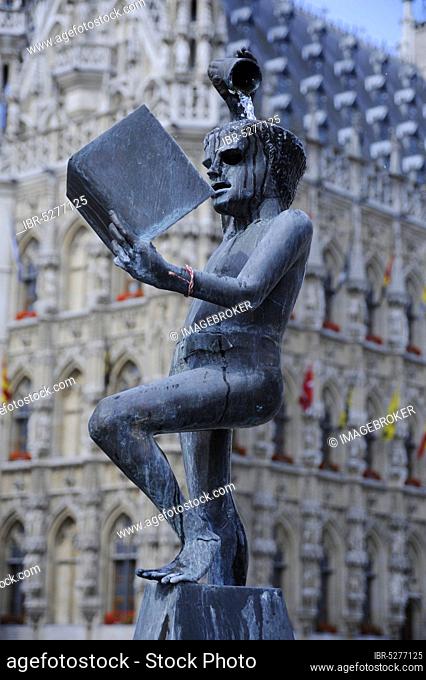 Fonske Statue, Leuven, Flemish Brabant, Flanders, Belgium, Louvain, Leuven, Europe