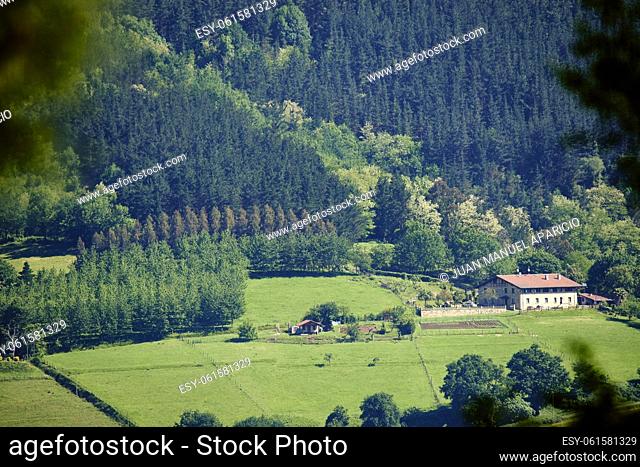 Farmhouse in Durango, Biscay, Basque Country, Euskadi, Spain, Europe