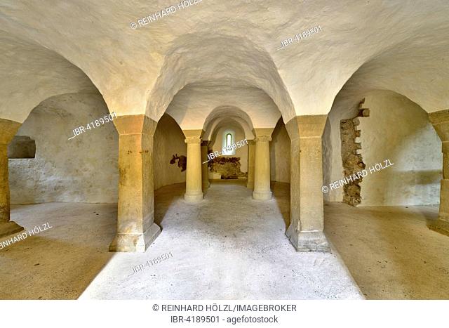 Crypt in the basement of the parsonage, Unterregenbach, Baden-Württemberg, Germany