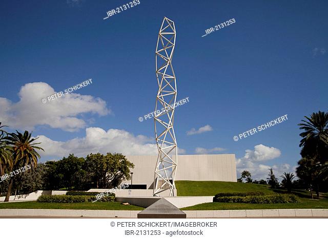 Challenger Space Shuttle Memorial, Bayfront Park, downtown Miami, Florida, USA
