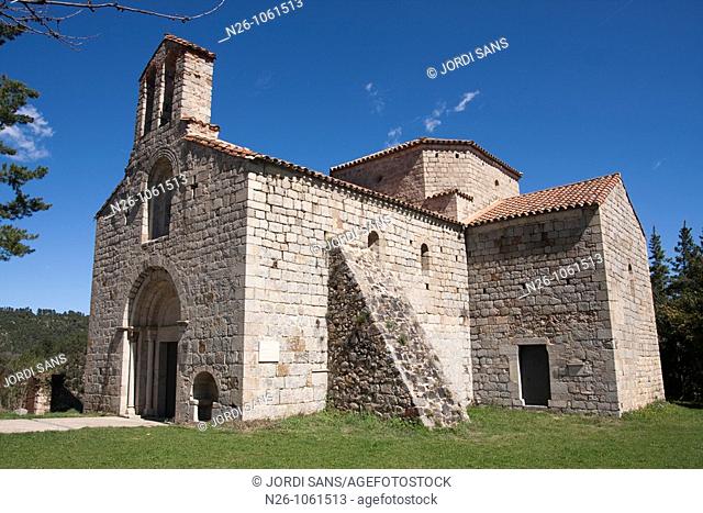 Monasterio de Sant Pere de Cercada  Románico  Siglos XI-XII  España, Catalunya, provincia de Girona, comarca de la Selva, Santa Coloma de Farners