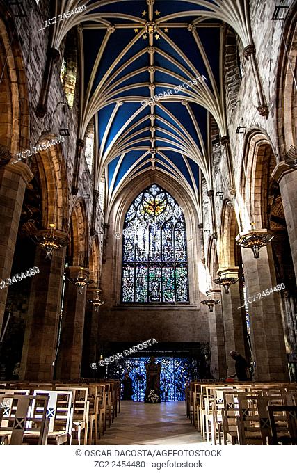 St. Giles' Cathedral, Edinburgh, Scotland, UK