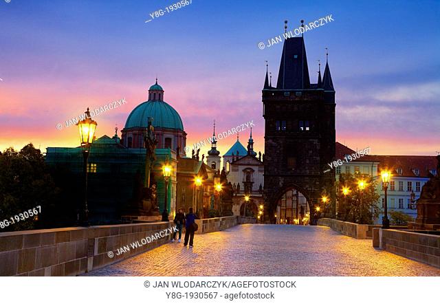 Prague - Old Town, Bridge Tower and Charles Bridge, Prague, Czech Republic