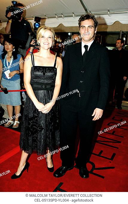 Reese Witherspoon, Joaquin Phoenix at arrivals for WALK THE LINE Premiere at Toronto Film Festival, Roy Thompson Hall, Toronto, ON, September 13, 2005