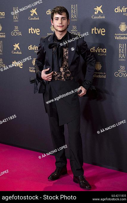 Omar Banana attended Candidates To Goya Cinema Awards Dinner Party 2024 Photocall at Florida Park on December 19, 2023 in Madrid, Spain