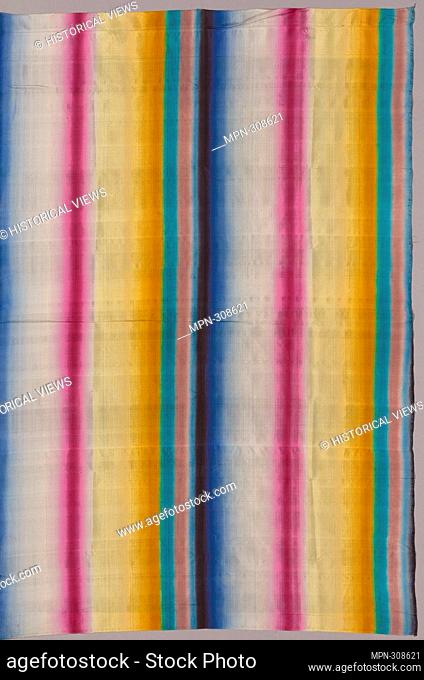 Author: Dagobert Peche. Regenbogen (Rainbow) (Dress or Furnishing Fabric) - 1919 - Designed by Dagobert Peche (1887-1923) Produced by the Wiener Werksttte (1903...