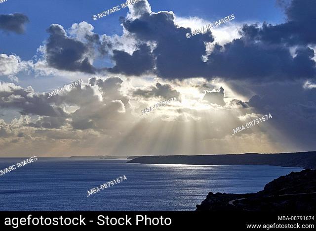 Cloud formation at Forte de Alm dena, Budens, Faro, Algarve, Portugal