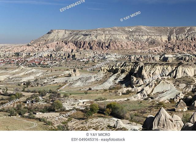 Cappadocia View from Love Valley in Nevsehir City, Turkey