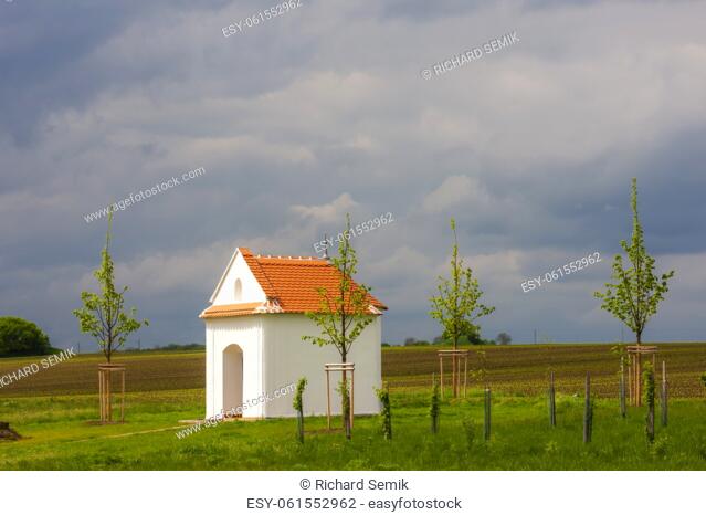 chapel near Chvalovice, Southern Moravia, Czech Republic