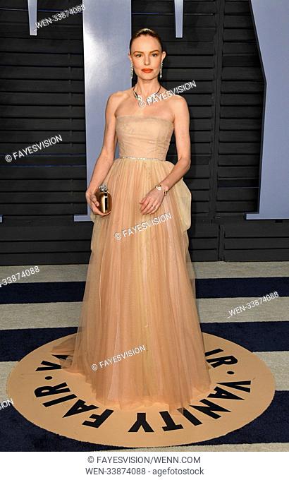 2018 Vanity Fair Oscar Party Hosted By Radhika Jones Featuring: Kate Bosworth Where: Beverly Hills, California, United States When: 05 Mar 2018 Credit:...