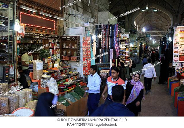 Iran - Shiraz, capital of the central southern province of Fars, Vakil-Bazaar, located in the historic center, large selection of spices, carpets
