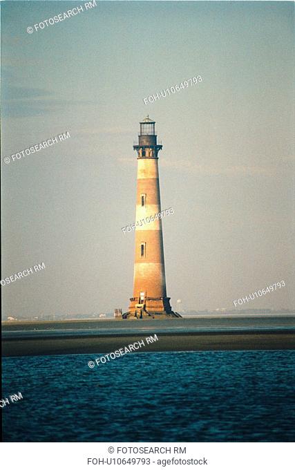 lighthouse located at Morris Island, South Carolina