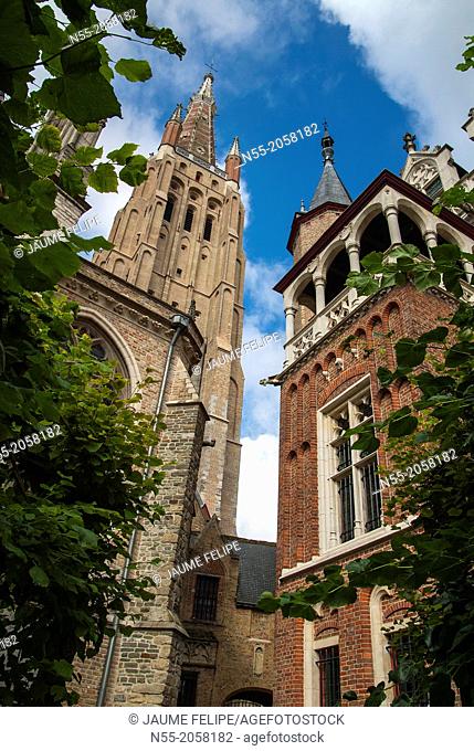 Church of Our Lady XIIIth Century. Bruges, West Flanders, Belgium