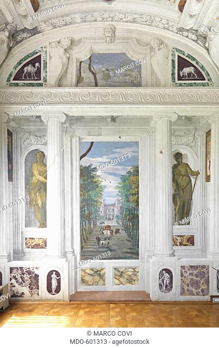 Villa Barbaro, Maser, by Vittoria Alessandro, Caliari Paolo know as Veronese, Andrea di Pietro della Gondola known as Palladio, 1555, 16th Century, Unknow