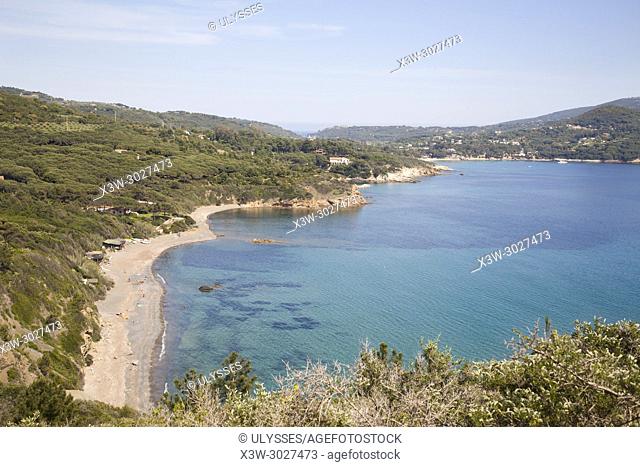 Beach, Golfo Stella, Elba island, Tuscany, Italy, Europe