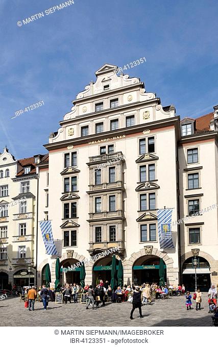 Orlando-Haus am Platzl, historic centre, Munich, Upper Bavaria, Bavaria, Germany