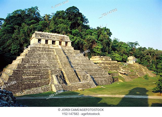 Temple of Inscriptions, Palenque Ruins, Chiapas, Mexico