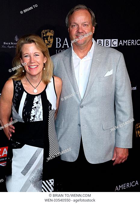 Celebrities attend BAFTA Los Angeles Tea Party 2018 at The Four Season Los Angeles at Beverly Hills. Featuring: Lisa Bruce, Dave Evans Where: Los Angeles