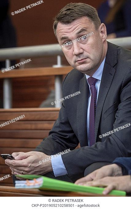 Liberec Region Governor Martin Puta (Mayors and Independents, STAN) is seen at the Regional Court on May 21, 2019, in Liberec, Czech Republic