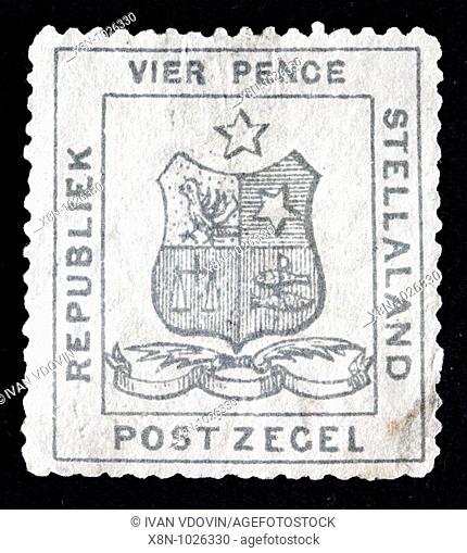 Coat of arms, postage stamp, Boer republic Stellaland