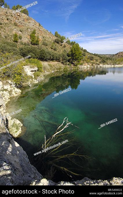 Lagunas de Ruidera Natural Park, Provinces of Albacete and Ciudad Real, Castilla-La Mancha, Spain, Europe
