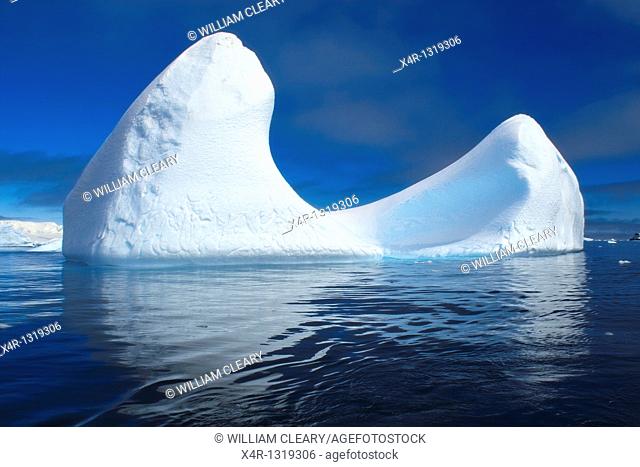 Sculpted Icebergs in Antarctica