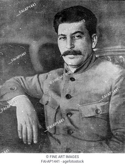 Josef Stalin. May, 1923. Anonymous . Photograph. 1923. Private Collection. Portrait