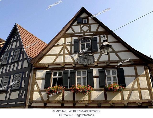 Birthplace of Friedrich SCHILLER, Marbach am Neckar, Baden-Wuerttemberg, Germany