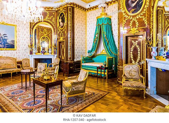 The King's Bedroom, Royal Castle in Plac Zamkowy (Castle Square), Old Town, Warsaw, Poland, Europe