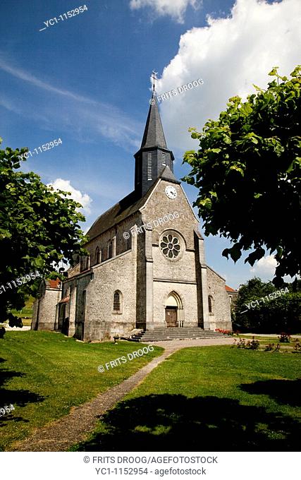 L'église Saint Laurent, Saint Lawrence Church, Montfaucon, France