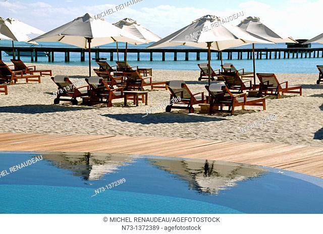 Indian Ocean, Maldives, Noonu Atoll, Kanuhura Resort