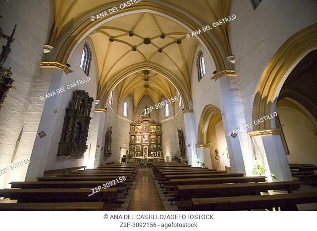 Palencia in Castile and Leon Spain St Lazaro church interior